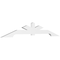 Ekena Millwork Vanguard Architectural Grade PVC Gable Bracket, 84"W x 14"H x 2"D x 4"F, 4/12 Pitch GBP084X14X0204VAN00 - alternate 1